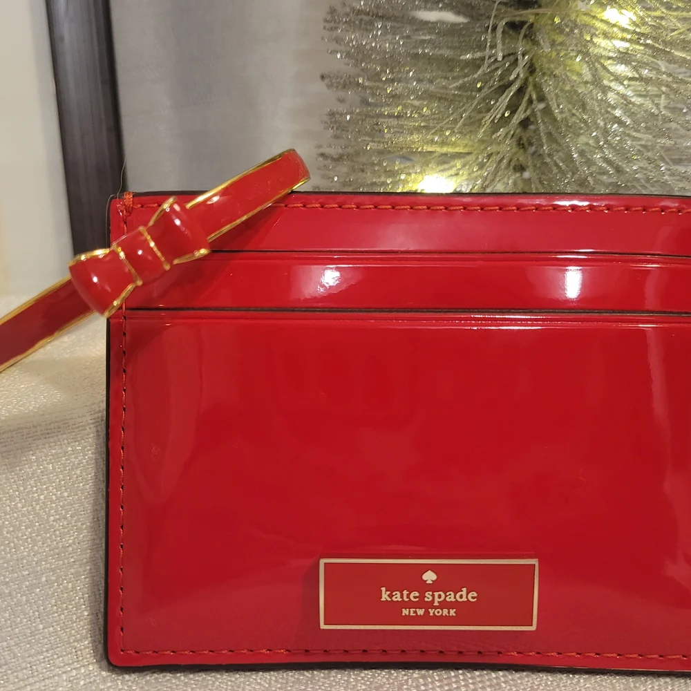 Kate Spade Red Card Holder - Picture 4 of 6